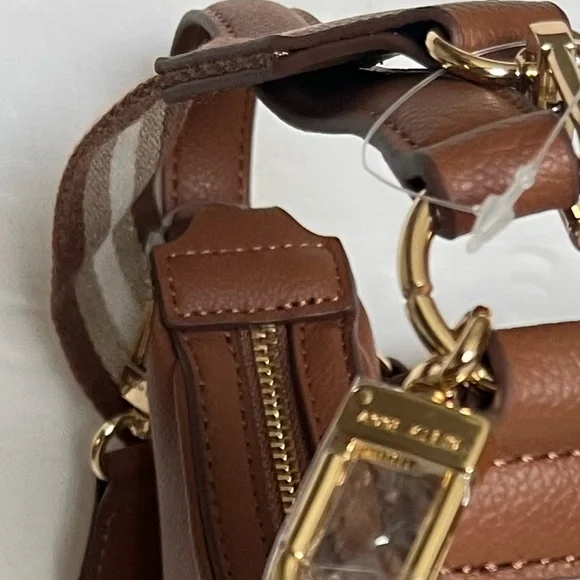 Anne Klein Simone Convertible Shoulder Hobo Bag w/ Coin Purse Chestnut Brown NWT - Picture 13 of 13